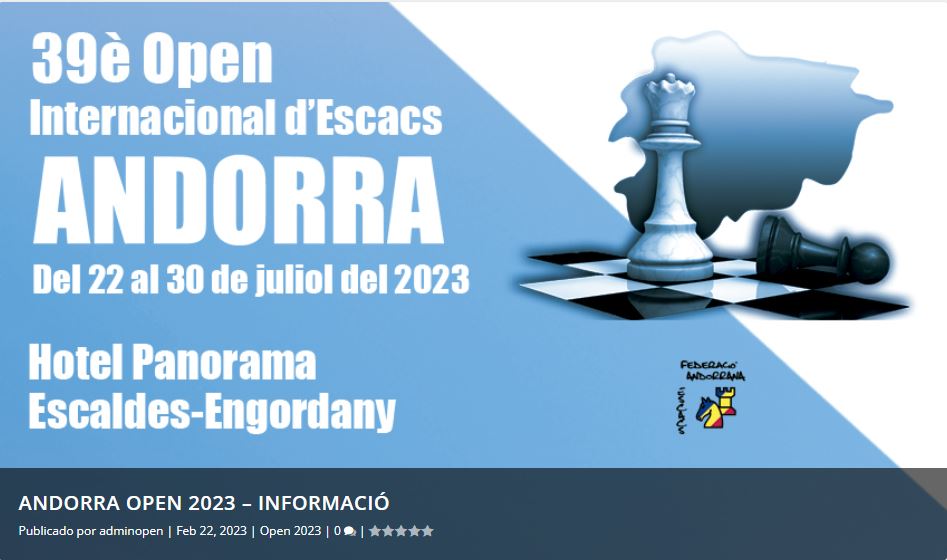 You are currently viewing 39th Andorra Chess Open