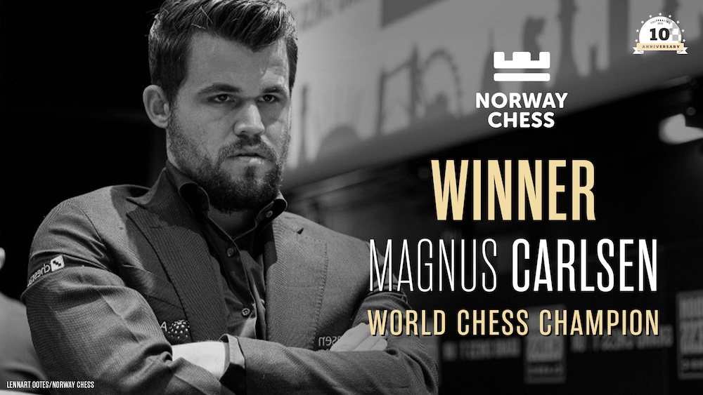 You are currently viewing Carlsen vandt Norway Chess for femte gang