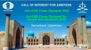 Read more about the article FIDE søger dommere til OL