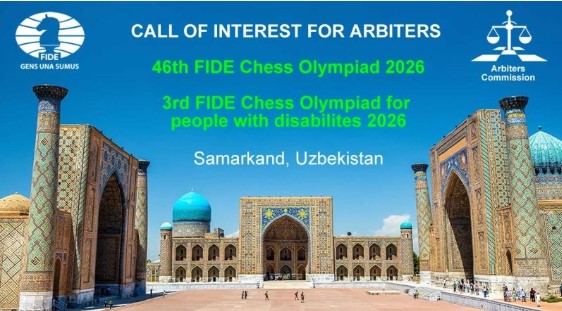 Read more about the article FIDE søger dommere til OL
